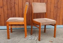 4x Dining Room Chairs Chair Vintage Retro 60s Danish 60er Chairs Mid Century 1/4