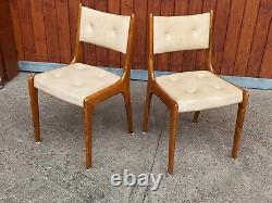 5x Designer Dining Room Chairs Vintage 60s Mid Century Danish 60er C