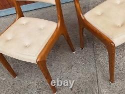 5x Designer Dining Room Chairs Vintage 60s Mid Century Danish 60er C