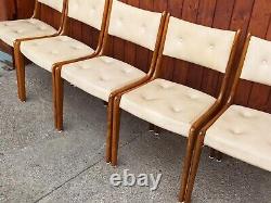 5x Designer Dining Room Chairs Vintage 60s Mid Century Danish 60er C