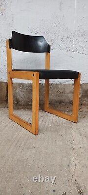 60er Designer Chair Desk Chair Mid Century Wood Danish Vintage 60s