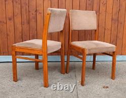 6x Dining Room Chairs Chair Vintage Retro 60s Danish 60er Chairs Mid Century 1/3