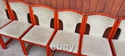 6x Dining Room Chairs Chair Vintage Retro 60s Danish 60er Chairs Mid Century B