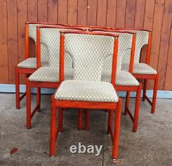 6x Dining Room Chairs Chair Vintage Retro 60s Danish 60er Chairs Mid Century B