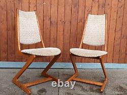 6x Teak Dining Chairs Vintage Retro 60s Danish Mid Century eBay
