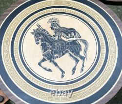 Danish Mid Century Modern Stacking Table Stool Set 3 Greek Aries Mars God Horse