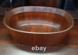 Danish Mid-Century Teak Oval Serving Bowl