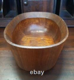 Danish Mid-Century Teak Oval Serving Bowl