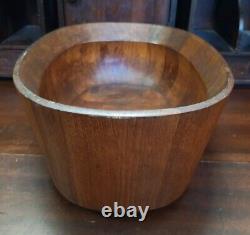 Danish Mid-Century Teak Oval Serving Bowl