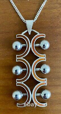 Danish Modern Sterling Silver For Coco Channel Mid Century Modern MCM Statement