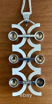 Danish Modern Sterling Silver For Coco Channel Mid Century Modern MCM Statement