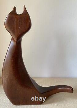 Danish Modern Teak Cat P. Broste Denmark J Bentsen 1960s Mid Century Modern RARE