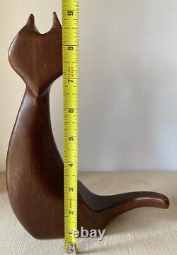 Danish Modern Teak Cat P. Broste Denmark J Bentsen 1960s Mid Century Modern RARE