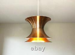 Danish mid century pendant lamp, 1960s space age ceiling lamp