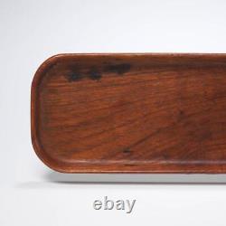 Digsmed Denmark Danish Mid Century Modern Wood Olive Appetizer Long Tray Platter