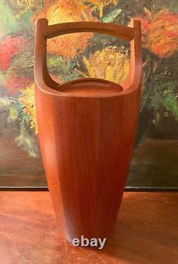 Large Dansk Mid-Century Danish Modern Teak Ice Bucket