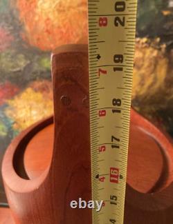 Large Dansk Mid-Century Danish Modern Teak Ice Bucket