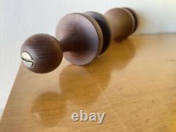 Laurids lonborg Rare 11 Pepper Mill Turned Wood Teak MID CENTURY Danish Modern