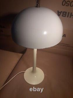 MID Century Danish Modern Panton Panthella Lamp Plastic Tulip Base/ Enamel Shade