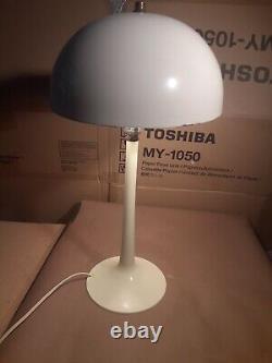 MID Century Danish Modern Panton Panthella Lamp Plastic Tulip Base/ Enamel Shade