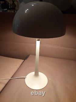 MID Century Danish Modern Panton Panthella Lamp Plastic Tulip Base/ Enamel Shade