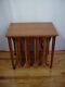 Mid Century Teak Nesting Tables Danish Designer Poul Hunderad Novy Domo Czech