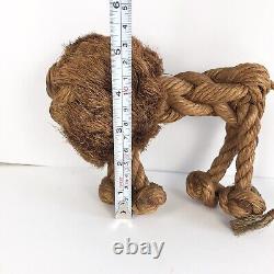 Mid Century Danish Modern Kay Bojesen Jorgen Bloch Rope Lion Sculpture Toy MCM