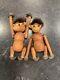 Mid-century Danish Wood Monkey Pair-kay Bojesen Style