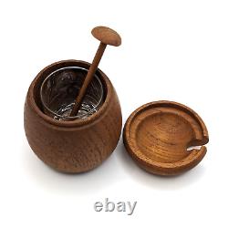 Mid Century Kay Bojesen Teak Condiment Set Complete Scandinavian Modern Denmark