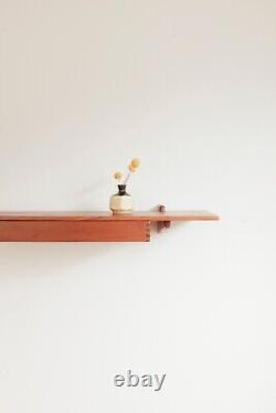 Rare Floating Teak Shelf by Aksel Kjersgaard / 1960's Mid Century Danish Design