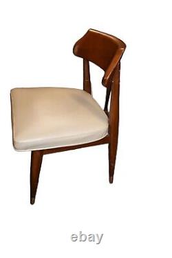 Solid Walnut MID Century Danish Modern Side Chair By Jasper Chair Co