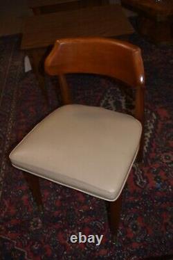 Solid Walnut MID Century Danish Modern Side Chair By Jasper Chair Co