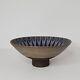 Thomas Toft 10 Sunburst Pedestal Bowl Mid-century Modern Pottery Denmark