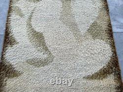 Vintage Desso Scandinavian Mid Century Danish Rya Polish Shaggy Rug 135 x 69 cm