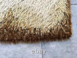 Vintage Desso Scandinavian Mid Century Danish Rya Polish Shaggy Rug 135 x 69 cm