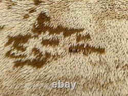 Vintage Desso Scandinavian Mid Century Danish Rya Polish Shaggy Rug 144 x 70 cm