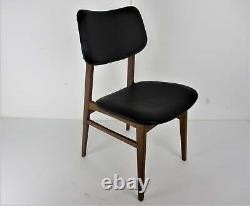 Vintage Dining Chair Mid Century Modernist Danish Modern era Van Teeffelen Larss