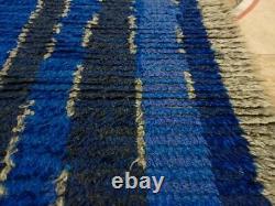 Vintage Handmade Mid Century 1960 Scandinvian Danish Rya Shaggy Rug 176 x 105 cm