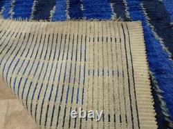 Vintage Handmade Mid Century 1960 Scandinvian Danish Rya Shaggy Rug 176 x 105 cm