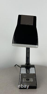 Vintage Mid Century Danish Modern Circa 1979 Chrome Desk Lamp Space Age Taiwan