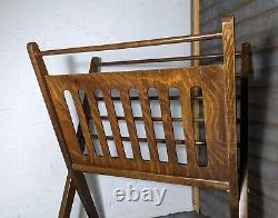 Vintage Mid Century Danish Modern Magazine Rack Cees Braakman Style Romania B