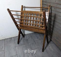 Vintage Mid Century Danish Modern Magazine Rack Cees Braakman Style Romania B