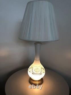 Vintage Mid Century Danish Modern Retro Colonial Genie Bottle Light Up Base Lamp