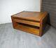 Vintage Mid Century Danish Modern Teak Wood Desk Top Organizer W Drawer