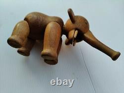 Vintage! Mid Century Danish Modern Wood Elephant Figure Denmark