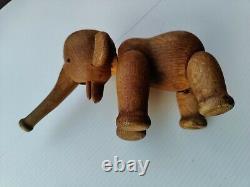 Vintage! Mid Century Danish Modern Wood Elephant Figure Denmark