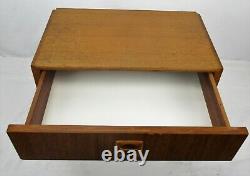 Vintage Nightstand Wood Mid Century Danish Modern style End table Commode Funky