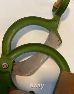 Vintage Raadvad Danish Slicer 294 Green Guillotine Cutter Mid-Century Denmark