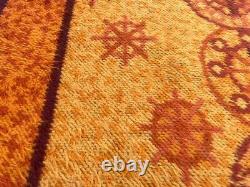 Vintage Scandinvian Mid Century Danish Rya Rug Polish Rug Shaggy Rug 155 x 93 cm