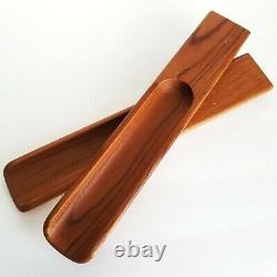 Vntg 60s Teak Salad Tongs MCM Dansk Danish Mid Century Modern JHB Scandinavian